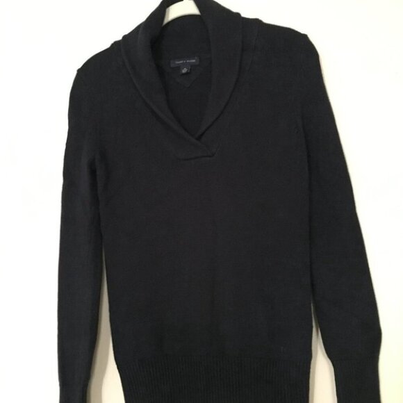 Tommy Hilfiger navy Blue V neck sweater - Picture 7 of 7